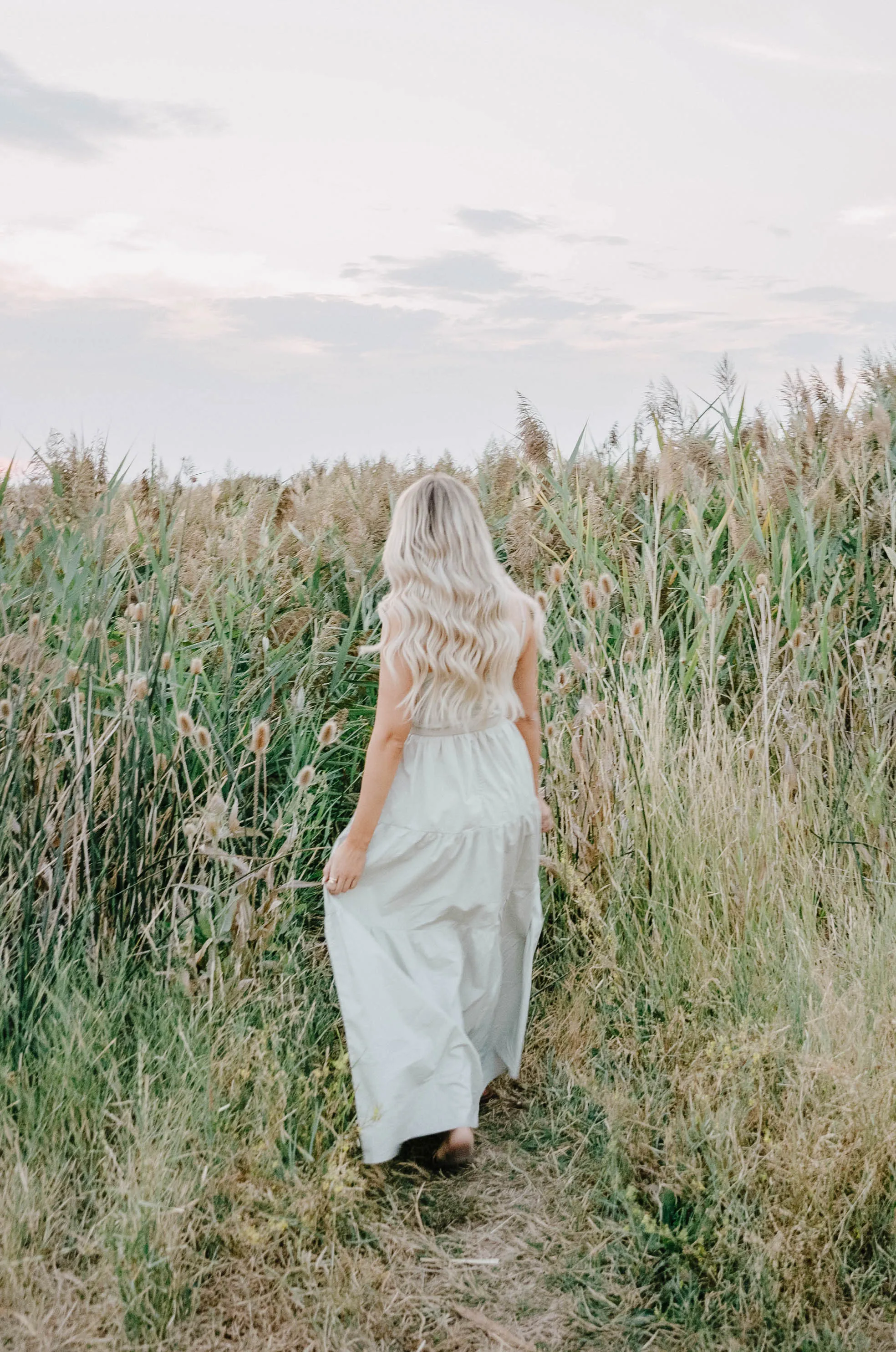 Willow Sage Tiered Maxi Dress