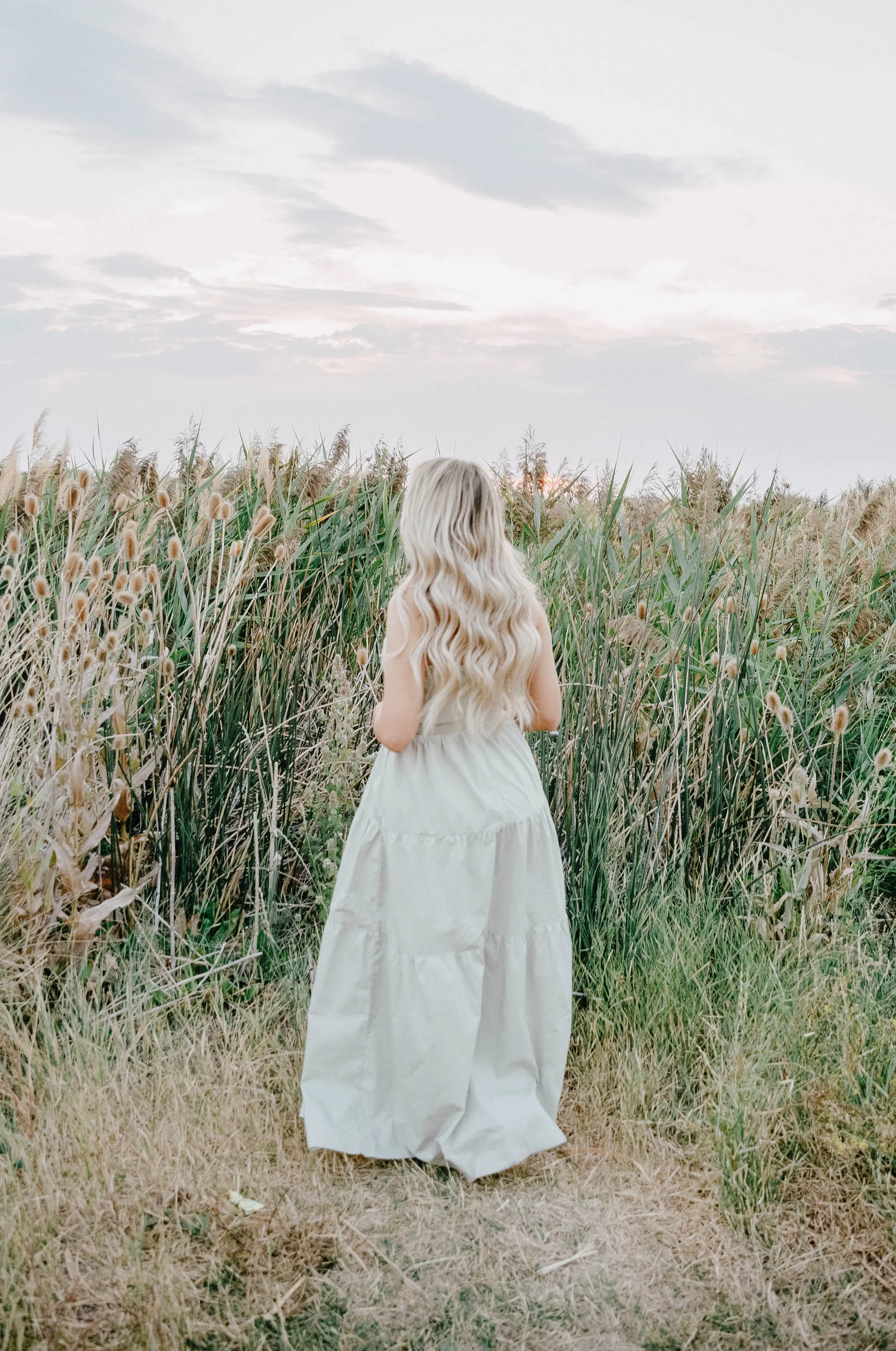 Willow Sage Tiered Maxi Dress