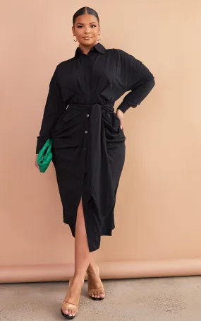 Women's Black Linen Dress