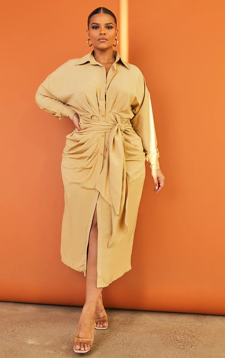 Women's Black Linen Dress