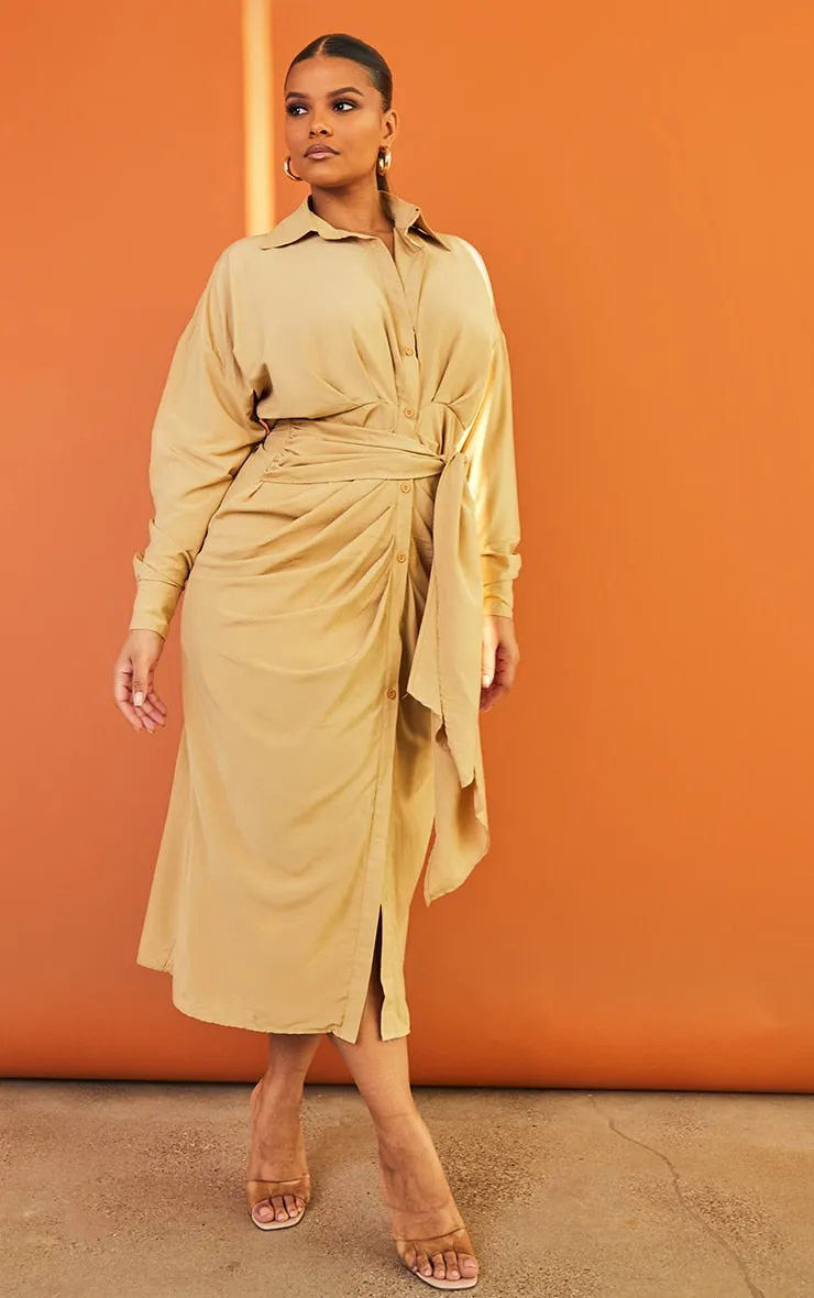 Women's Black Linen Dress