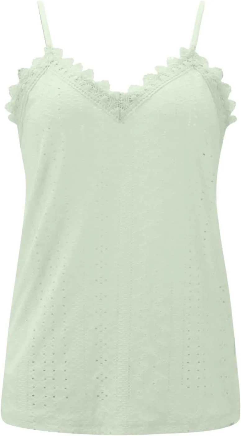 Women's Cotton Tank Top with Shelf Bra Breathable Holiday Quick Dry Adjustable Strap Camisole Basic Cami Tanks