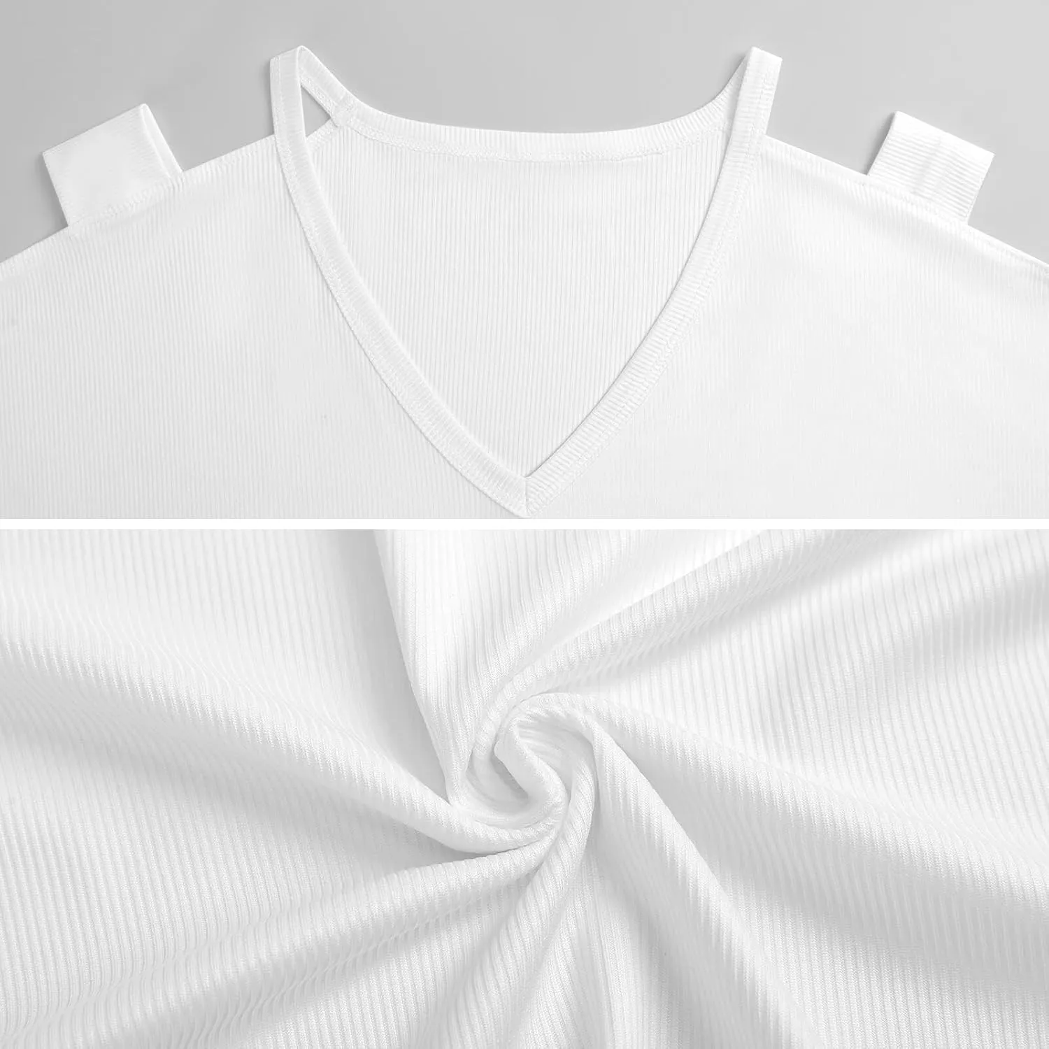Womens Summer Casual T Shirt Short Sleeve Cold Shoulder Round Neck Tunic Tops